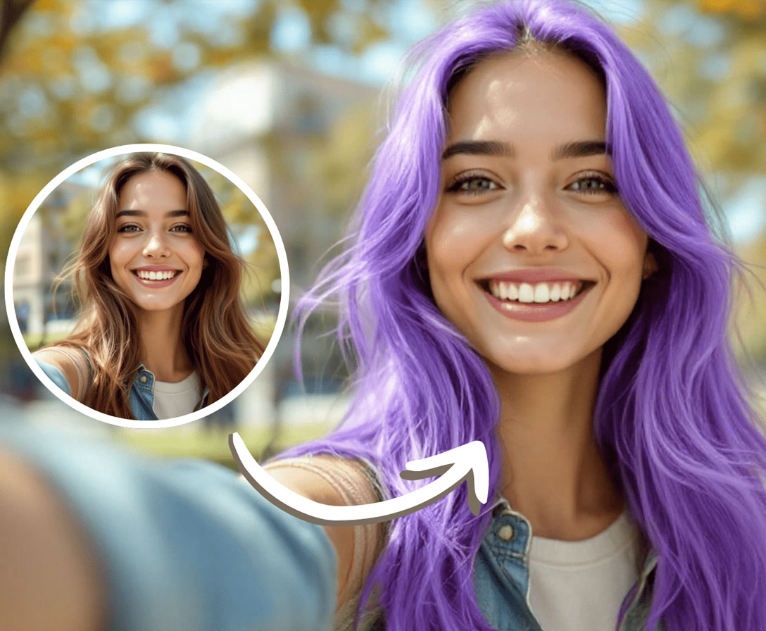AI Hair Color Changer: Real-Time, Hyper-Realistic Beauty Transformation with SeeDeep